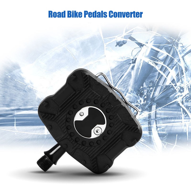 1 Pair Bike Clipless Pedal to Flat Pedal Converter Road