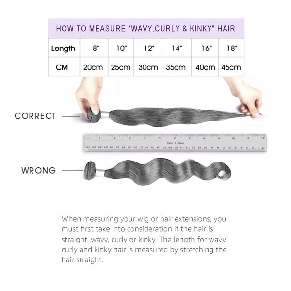 Foxy Silver - Weave - HH Deep Wave 10 inch - 100% Human Hair Weave in 51