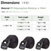 JEELAD Cargo Tightening Belt, Multi-Purpose, Fastening Belt, Cable Tie, Packing