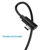Easy Hood Cable Right Angle 90 Degree Type C Charging