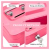Lockable Cash Box, Small Lockable Box, Money Box with Key,