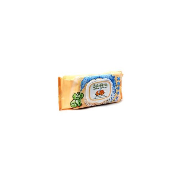 BEBELAN BABY WET WIPES CALENDULA & CHAMOMILE EXTRACTS 80PIECES