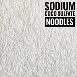 Arizona Bath & Body LLC AZBB SCS Noodles Surfactant for Skin Care Products - Sodium Coco Sulfate Shampoo Conditioner Set, Soap Making Supplies, Lotion Coconut Oil (4 lbs / 1.8 kg) (PB6)