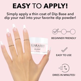 Kiara Sky Professional Nails Essential Dip Powder - Light Pink 2oz - Perfect for French Manicures