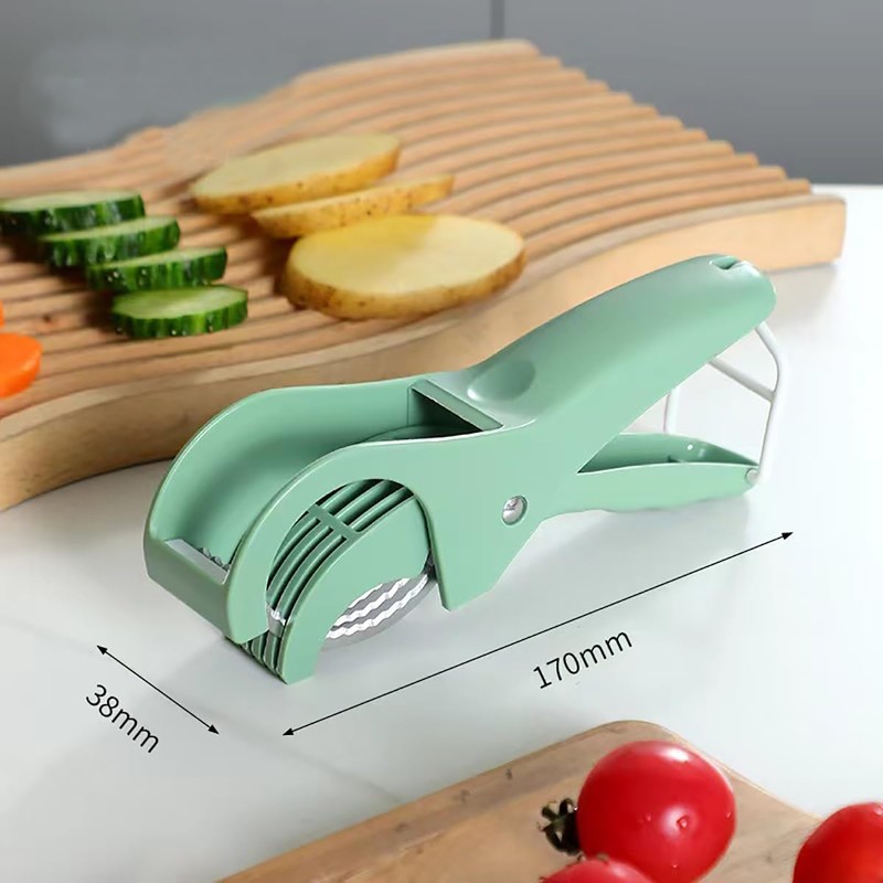 Salad Chopper with 5 Blades, Stainless Steel Vegetable Chopper, Lettuce