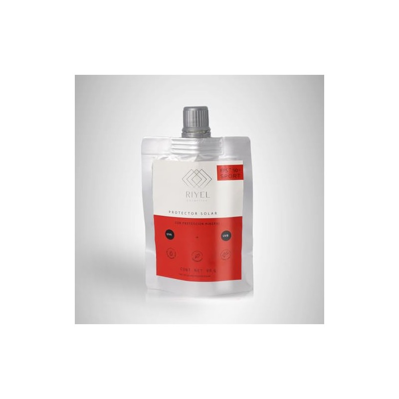 RIYEL BLOQUEADOR SOLAR 50 SPORT FILTROS MINERALES 60 G.