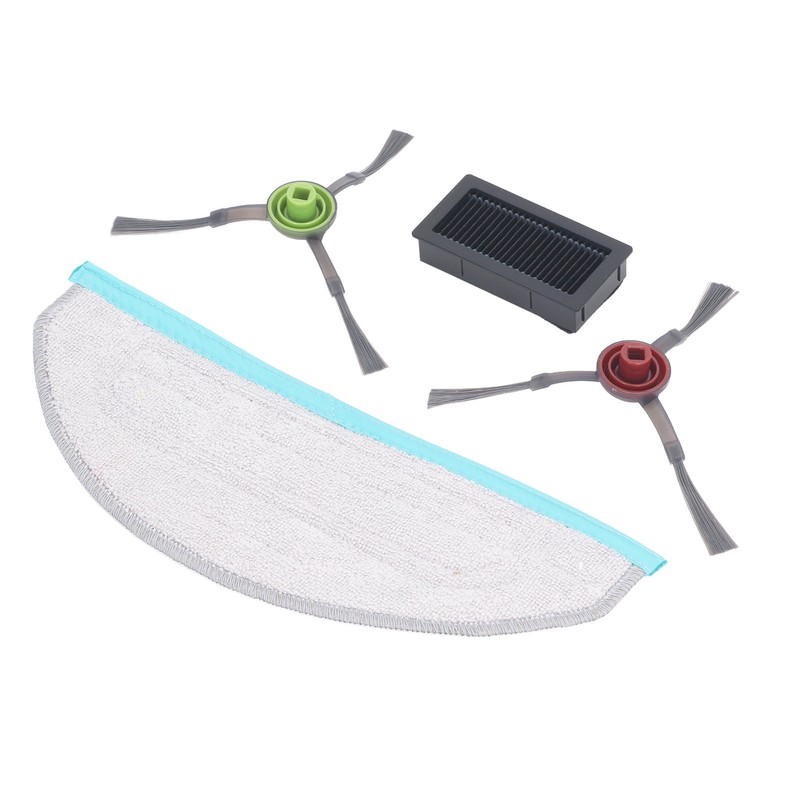 Vacuum Cleaner Side Brush Filter Mop Cloth Set for Yeedi