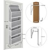 Andahoom 4 Shelf Over The Door Organizer with 4 Side