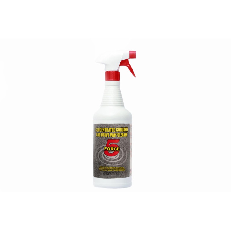 Force 5: Concentrated Outdoor, Concrete, Driveway and Sidewalk Cleaner. Remove,
