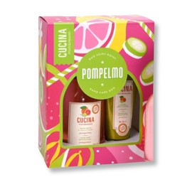Cucina Fruits & Passion Pompelmo Hand Care Duo Gift Set (Soap 6.7 fl oz and Butter 2.0 fl oz) – Grapefruit Scent, Made in Canada