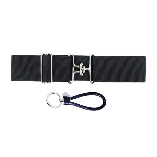 Dielianyi 1.5-inch Elastic Equestrian Belt with Stretchable Waist Belt with