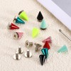 sourcing map 50 Sets Spikes and Studs, 7 x 10mm
