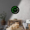 RIUKASIN Vinyl Record Luminous Clock, 12 inch Silent Non Ticking