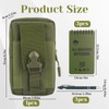 7pcs Waterproof Notebook, 3 X 5 Inch Pocket Notebook with