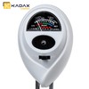 KADAX 3-in-1 Bodenmessgerät mit Feuchtigkeitsmesser, pH-Wert-Tester und Lichtmessung, Boden Messgerät,