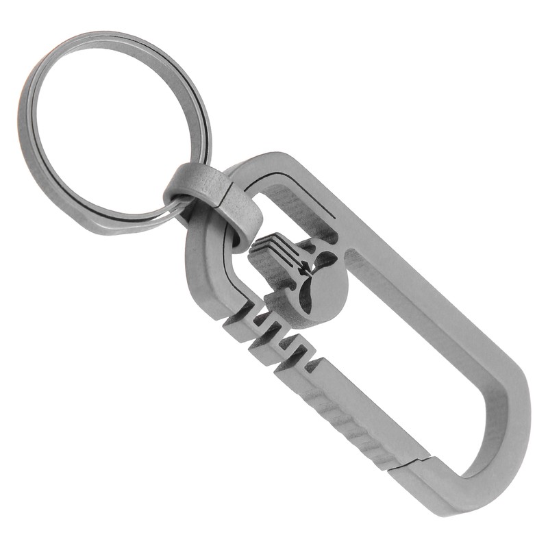 Titanium Alloy Keychain Men's Waist Belt Buckle Outdoor Carabiner Hanging