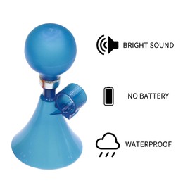 3-Pack Manual Bicycle Air Horns – Snail Shape Loud Bike Bells for Boys and Girls – Easy-to-Install Cycling Accessories