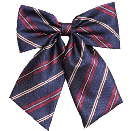 Flairs New York - Pajarita para mujer hecha a mano con lazo atado, Azul marino/rojo/blanco, Bow Tie Only