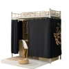 Teanea Full Size Bunk Bed Blackout Curtains Heavy-Duty for Bottom