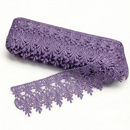 Pocoxll 15 Yards Floral Lace Trim, 8.5CM Wide Lace Ribbon