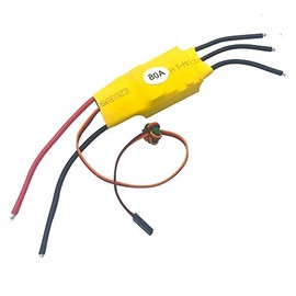 80A ESC 2-6S Lipo Brushless ESC Speed Controller for RC FPV Airplane Helicopter Drone
