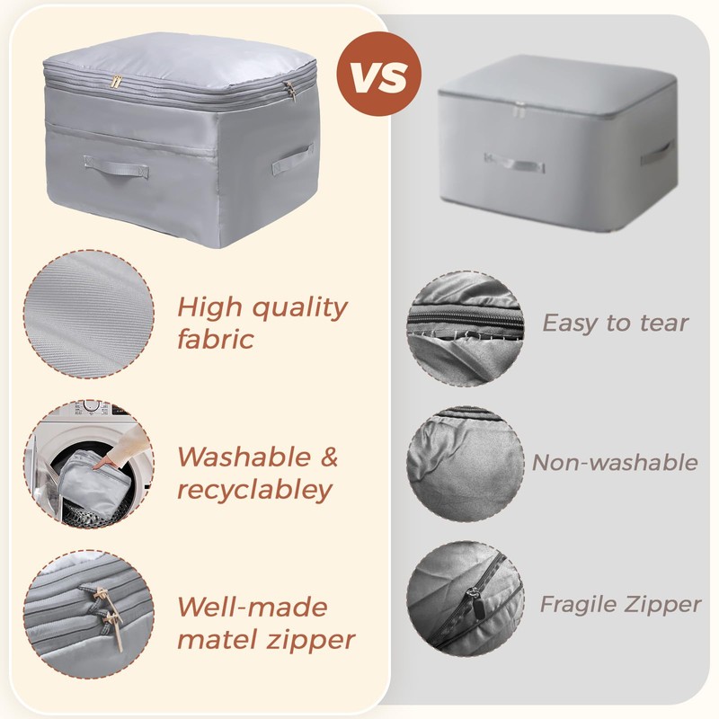 Space-saving compressing organiser, storage for duvets, clothes storage, storage bag