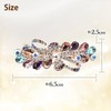 Herbeluemily Barrette, Bijou Stone, Metal Fittings, Hair Clip, Stylish, Adult,