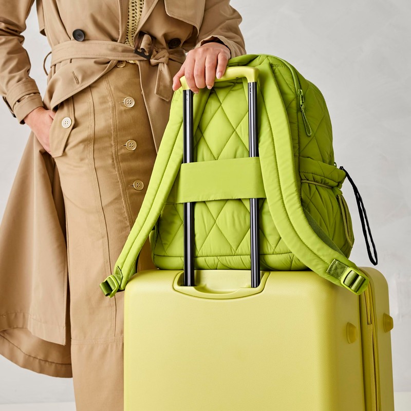 Vera Bradley Featherweight Bancroft Backpack, Spinach Green