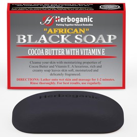 RB INTERNATIONAL Soap Bar – Made with Nourishing & Refreshing Ingredients | Pack of 2 | Gentle Bathing Cleanser for Body, Face & Hands Soothing Skin Care – 8 Flavors (African Black soap Cocoa butter)