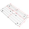 LQS Stainless Steel Kitchen Sink Bottom Grid and Sink Protector,