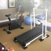 Powrocket Treadmill Mat,4 Pack Anti-Vibration Shock Absorbing Exercise Equipment Mat