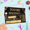 Qlnuk Escape Room Party Invitations Mystery Escape Room Ticket Invitations