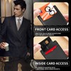 MUXILING Slim Wallets for Men Leather Money Clip RFID Blocking