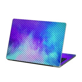 MightySkins Carbon Fiber Skin Compatible with Apple MacBook Air 13.6” M2 (2022) - Cotton Candy Sky | Protective, Durable Textured Carbon Fiber Finish | Easy to Apply Change Styles | Made in The USA