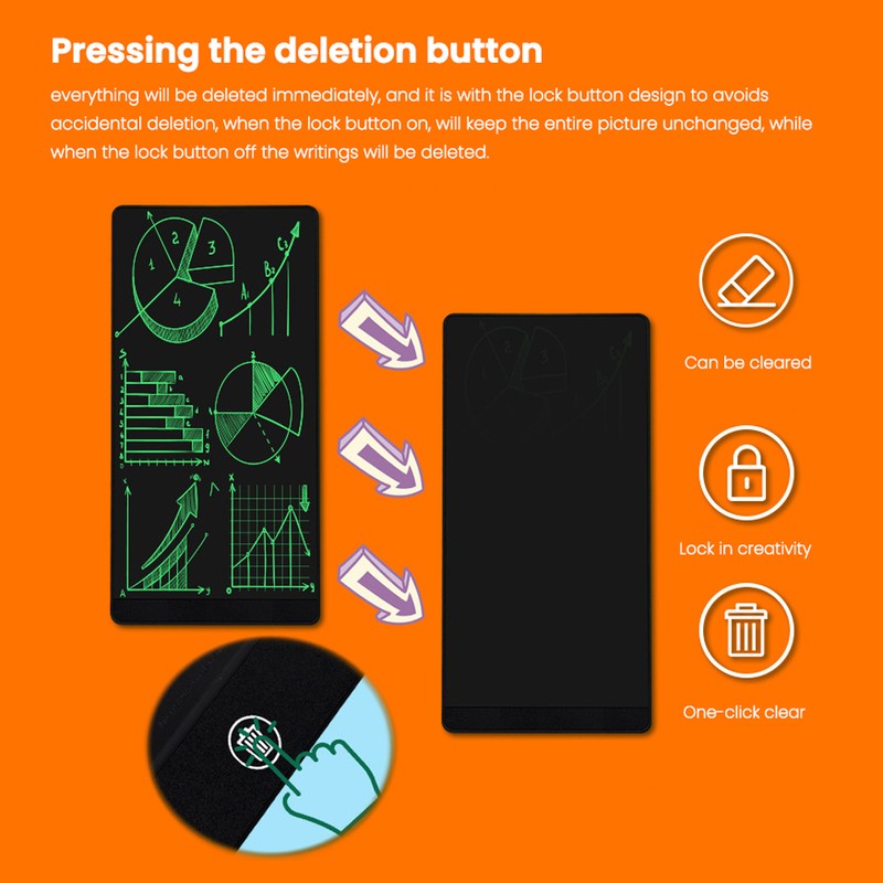 6.5in LCD Electronic Memo and Writing Tablets for Elderly and