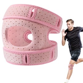 Volleyball Knee Pads - Knee Sleeves For Men - Adjustable Wrap, Leg Support For Workout, Weightlifting, Hiking, Sports Running