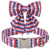 ARING PET American Flag Dog Collar-Summer Patriotic Dog Collar with
