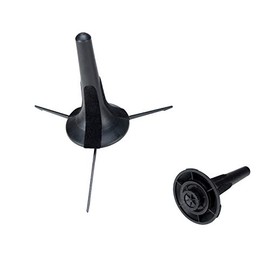 Cecilio Portable Trumpet Stand Holder, Foldable Trumpet Holder Stable with Protective Velvet, Black