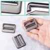 HINZIC 3PCS G-Hook Wave Buckles 1.48inch Strong Metal Ladder Lock