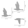 Metal Three Wild Goose Cutting Dies for Card Making, Wild