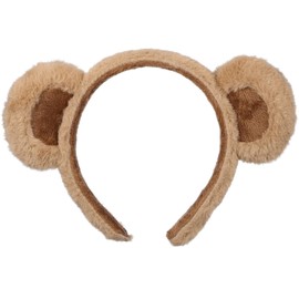 Bear Ear Headband Hair Padding for Updos Heart Hair Accessories Spa Headband Accessories for Teen Girls Party Ears Headband Bear Ears Cosplay Brown Headband Fabric Skirt Face Miss