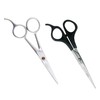 2 Tijeras Profesionales de Acero Inoxidable para Bigote y Barba