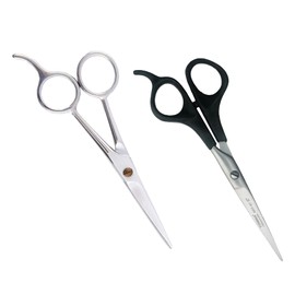 2 Tijeras Profesionales de Acero Inoxidable para Bigote y Barba | Tijeras para barbero, peluquero