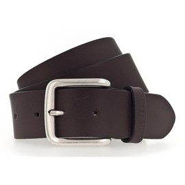 MUSTANG MG2118L15 Men's Leather Belt 40 mm Belt Width Black Brown 80-115 cm, Dark Brown 0691