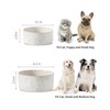 UBEE Ceramic Dog Bowl Set of 2, 5.1 inch Dog