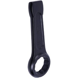 TOCHUN Metric 36mm Slogging Ring Box End Striking Wrenches, High Tensile Steel Single Head Spanner Hand Tool, Metric Slogging Flat Single Ring Spanner