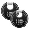 DELSWIN 4-Digit Disc Combination Lock Outdoor - Heavy Duty Combination