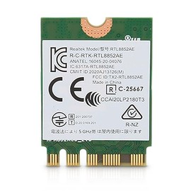 WiFi 6 RTL8852AE NGFF M.2 1800Mbps 802.11AX MU MIMO BT5.2 Tarjeta WiFi Inalámbrica para PC Portátiles Solo para 10 11