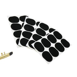 LeTradeJP Mouthpiece Patch, Saxophone Mouthpiece Cushion, Alto Saxophone Mouthpiece Pad Cushion for Musicians, 0.8mm Rubber Material, Durable, Practical, Protective, Deformable, Easy to Use, Pack of
