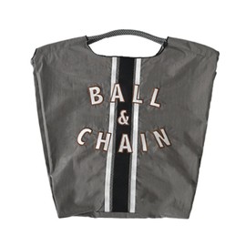 Ball & Chain 301037 (M, Line) Shopping Bag, Medium Size Line Shopping Bag, Eco Bag, F.GRAY